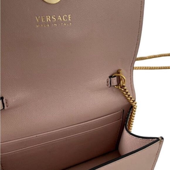 Blush/Gold Leather Virtus Mini crossbody - Picture 5 of 9